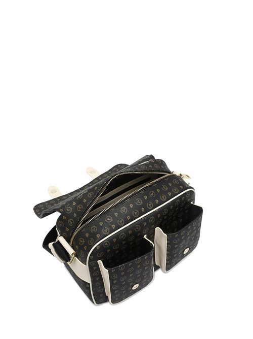 Borsa Messenger Heritage Logo Classic Nero/avorio POLLINI | TE8421PP04Q11/00C